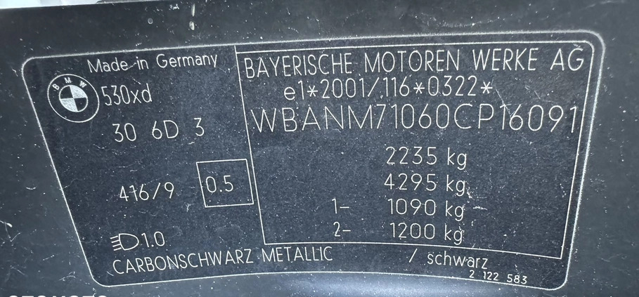 BMW Seria 5 cena 39900 przebieg: 295221, rok produkcji 2006 z Radom małe 352